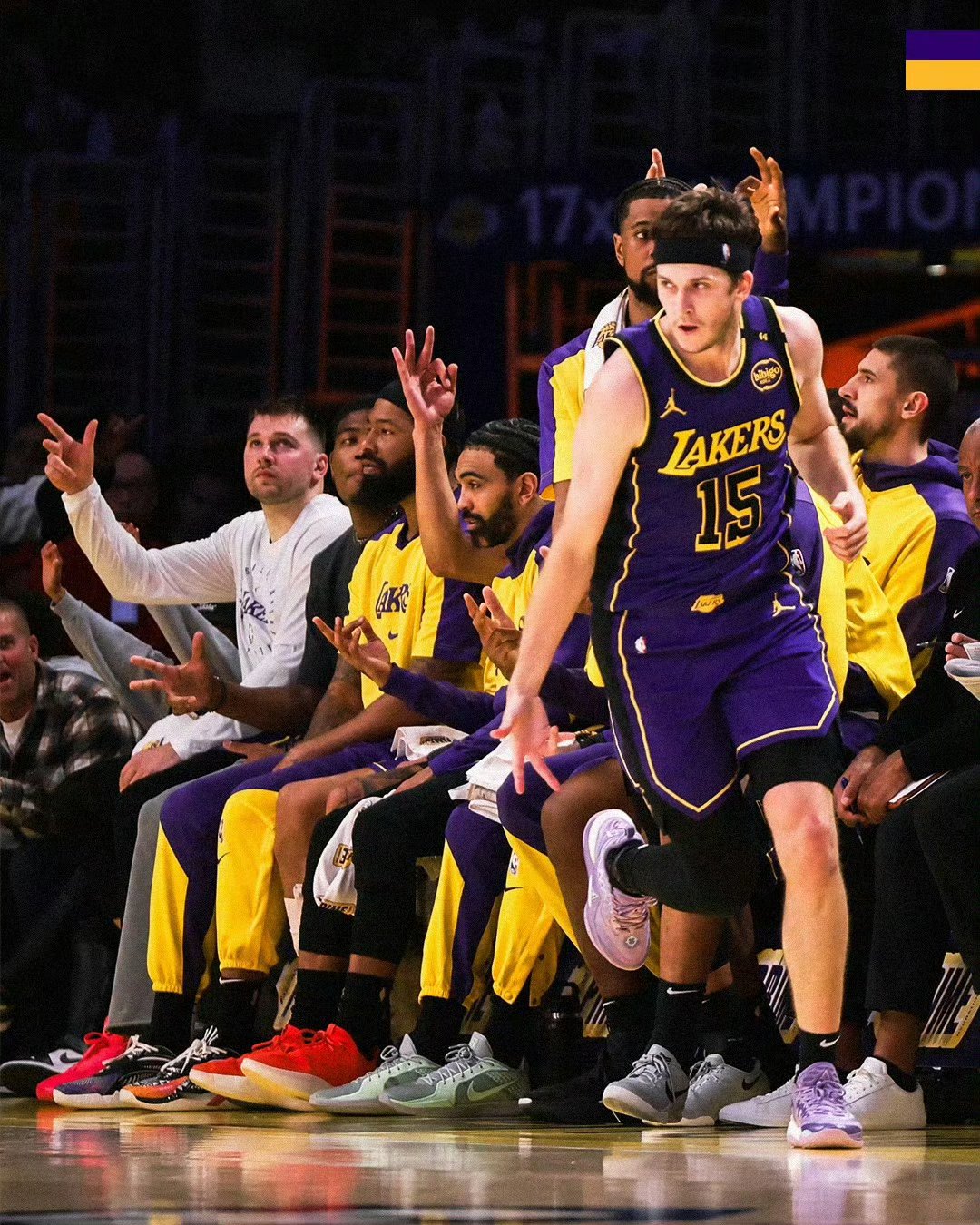 数据复盘：洛杉矶湖人首回合对阵川崎前锋，斯瓦泰克效率值爆表(湖人未来首轮签一览表)